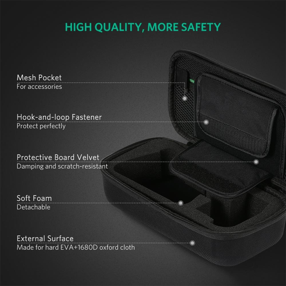 UGREEN Oxford Cloth Storage Bag Hard Shell Case for Nintendo Switch