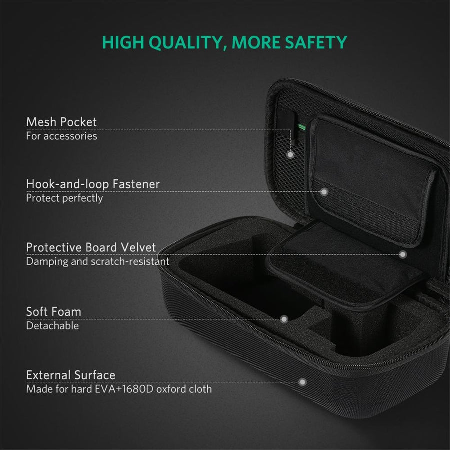 UGREEN Oxford Cloth Storage Bag Hard Shell Case for Nintendo Switch