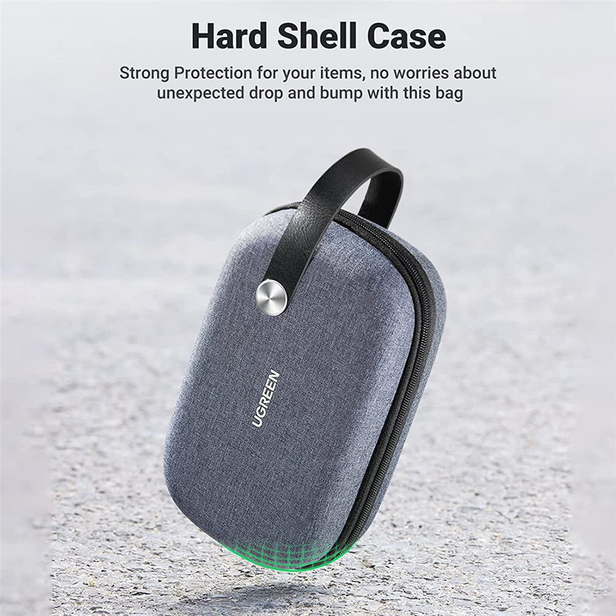 UGREEN Electronic Accessories Organizer Double Zipper Multi-function