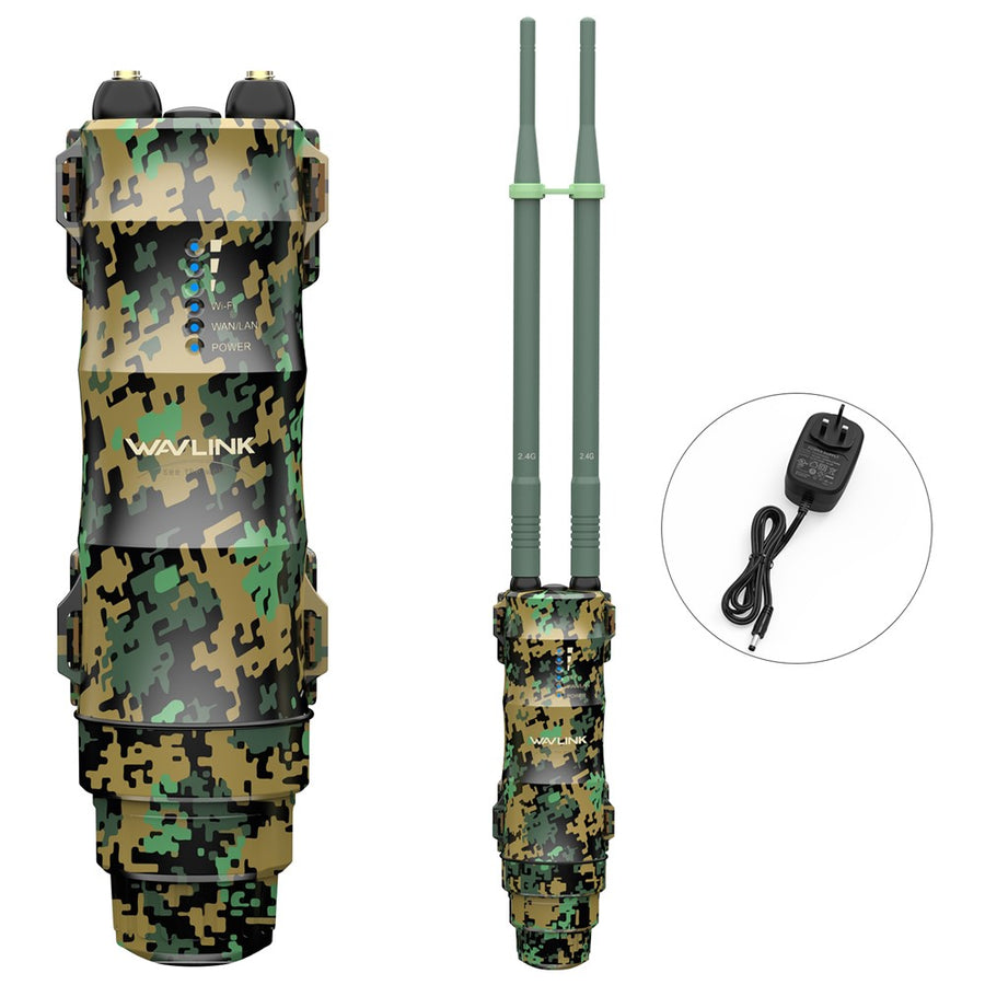 WAVLINK WN570HN2 300Mbps High Power Outdoor Router Poe Weatherproof AP  /  Repeater Mode WiFi Extender