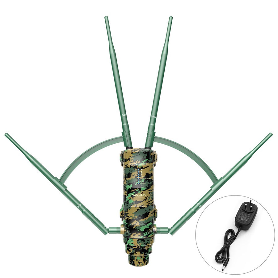 WAVLINK WN572HP3 AC1200 Dual Band Long Range Access Point WiFi Extender with Poe High Gain Antennas