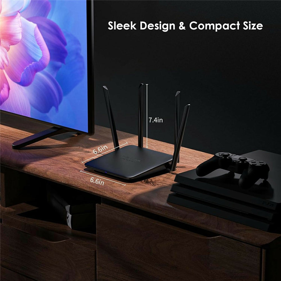 WAVLINK WN530BE1 2.4GHz / 5GHz Dual-Band Gaming Router Gigabit Ports Mesh / AP / Repeater Mode High-Speed WiFi Router
