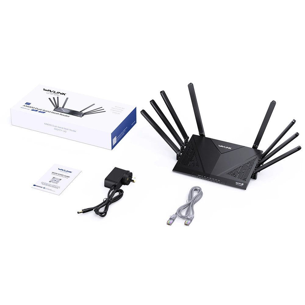 WAVLINK WN536AX6 AX6000 WiFi 6 Router High Speed Dual Band MESH AP Repeater for Gaming