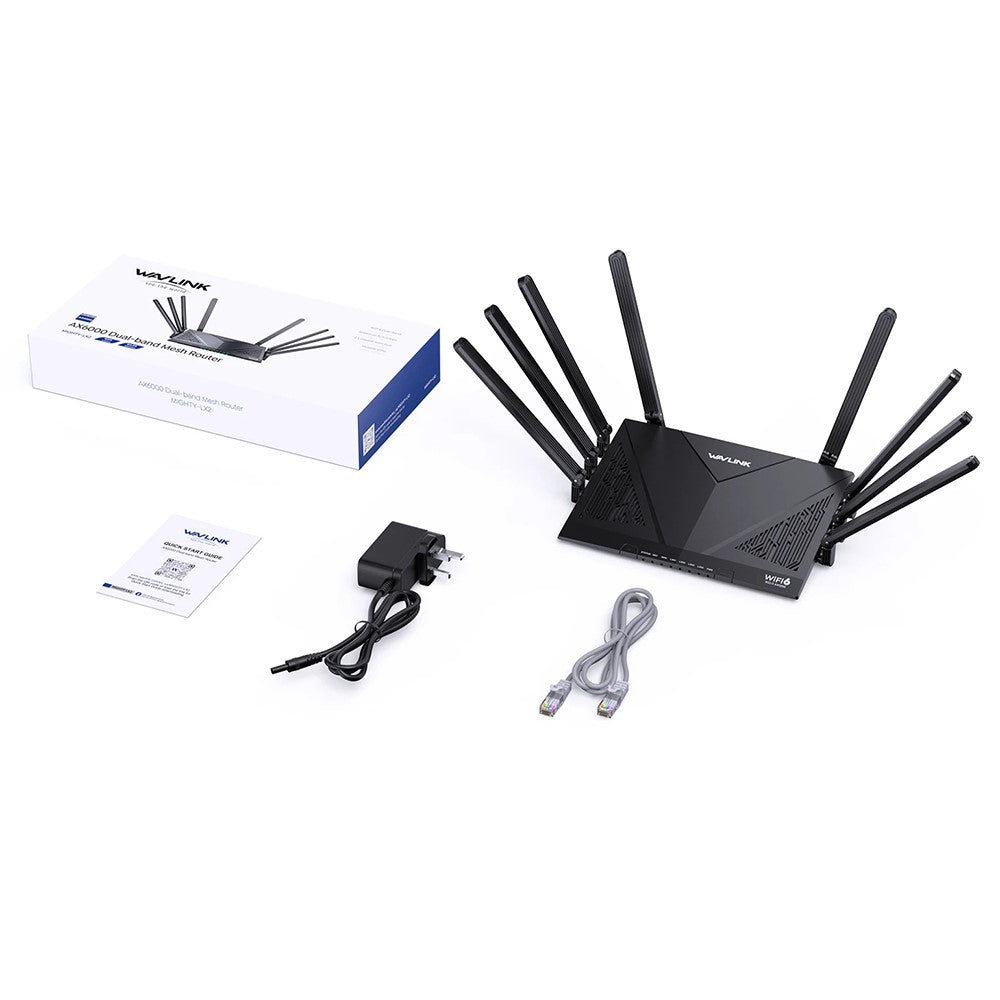 WAVLINK WN536AX6 AX6000 WiFi 6 Router High Speed Dual Band MESH AP Repeater for Gaming
