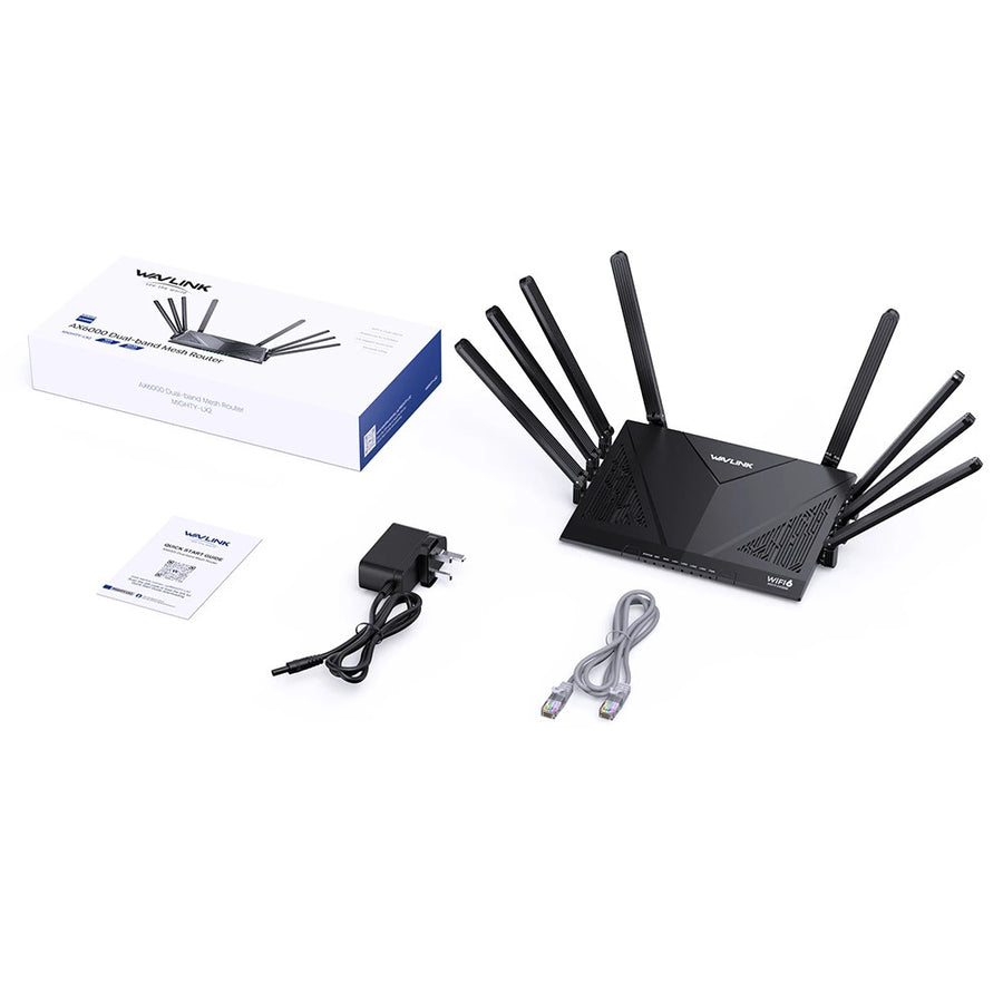 WAVLINK WN536AX6 AX6000 WiFi 6 Router High Speed Dual Band MESH AP Repeater for Gaming