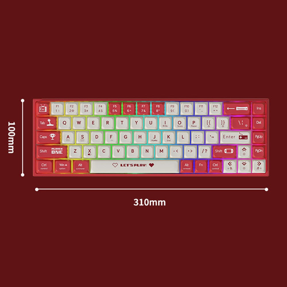 Ajazz AK680 Wired Mechanical Keyboard for PC & Mac, 68 Keys, Hot-Swap, photo 10