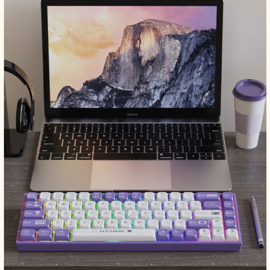 Ajazz AK680 Wired Mechanical Keyboard for PC & Mac, 68 Keys, Hot-Swap, photo 4