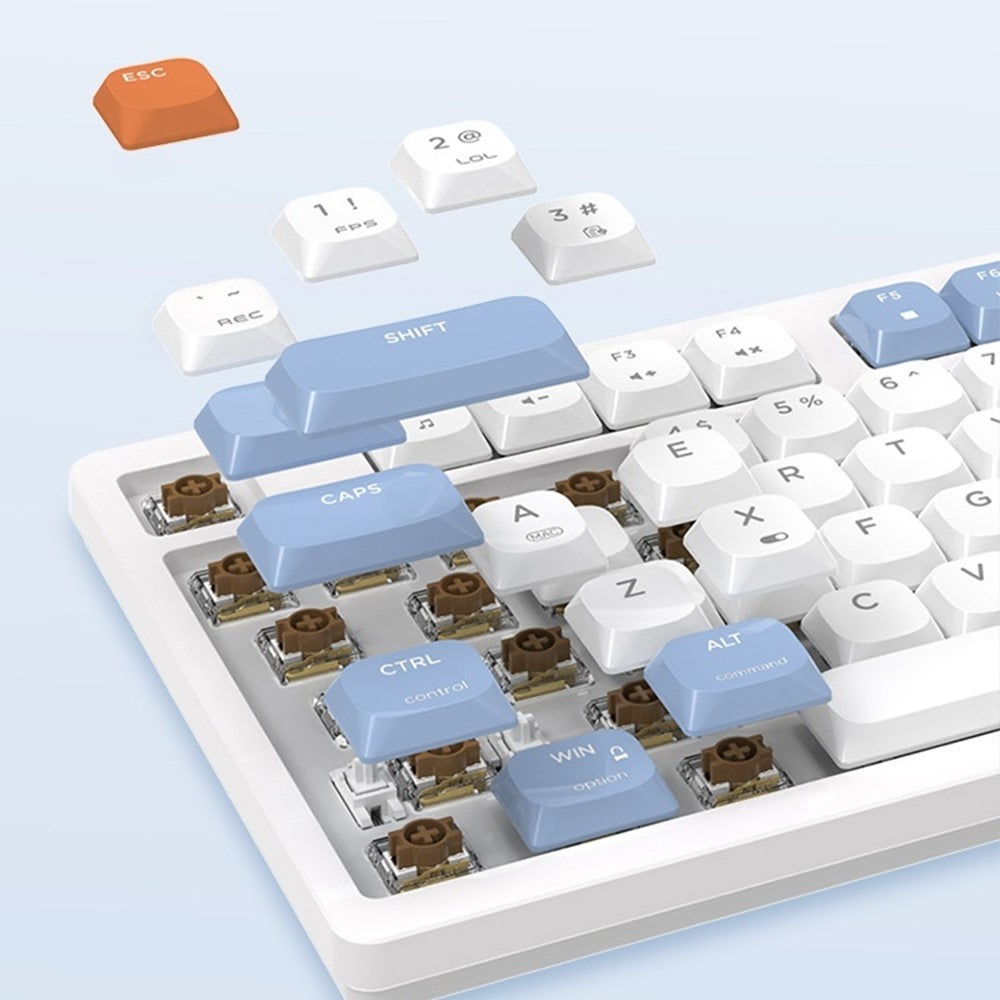 Ajazz AKP815 Wired Mechanical Keyboard, 4.95in LCD, Low Profile, photo 5