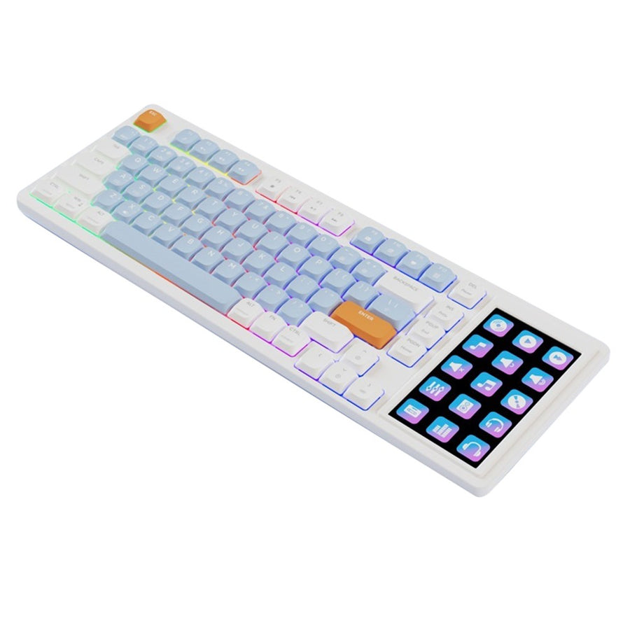 Ajazz AKP815 Wired Mechanical Keyboard, 4.95in LCD, Low Profile, photo 10
