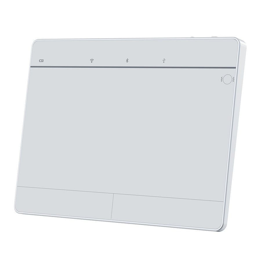T8100 Tri-Mode Wireless Trackpad Bluetooth-compatible 2.4G USB-C Glass Multi-Gesture Touchpad for Windows Mac