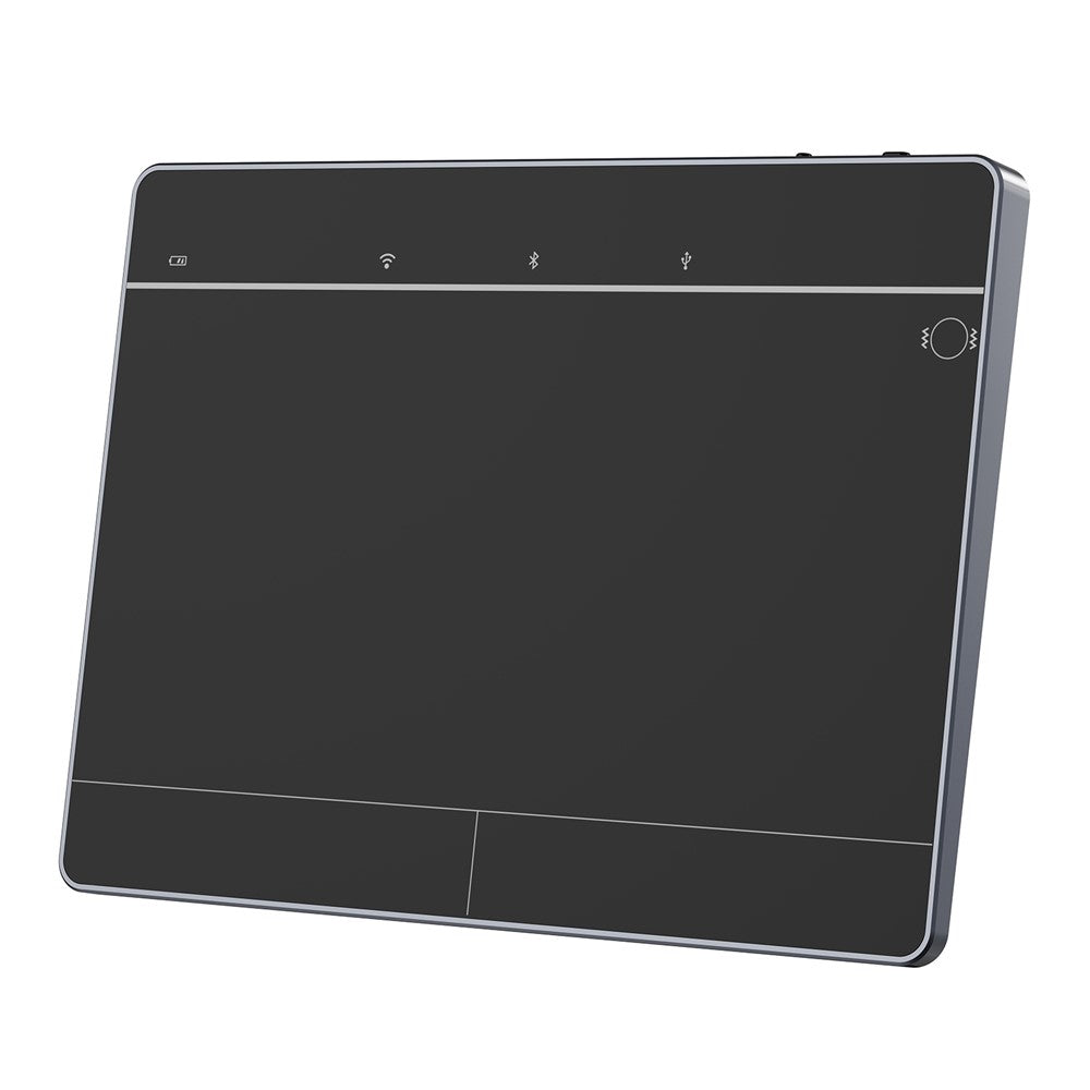 T8100 Tri-Mode Wireless Trackpad Bluetooth-compatible 2.4G USB-C Glass Multi-Gesture Touchpad for Windows Mac