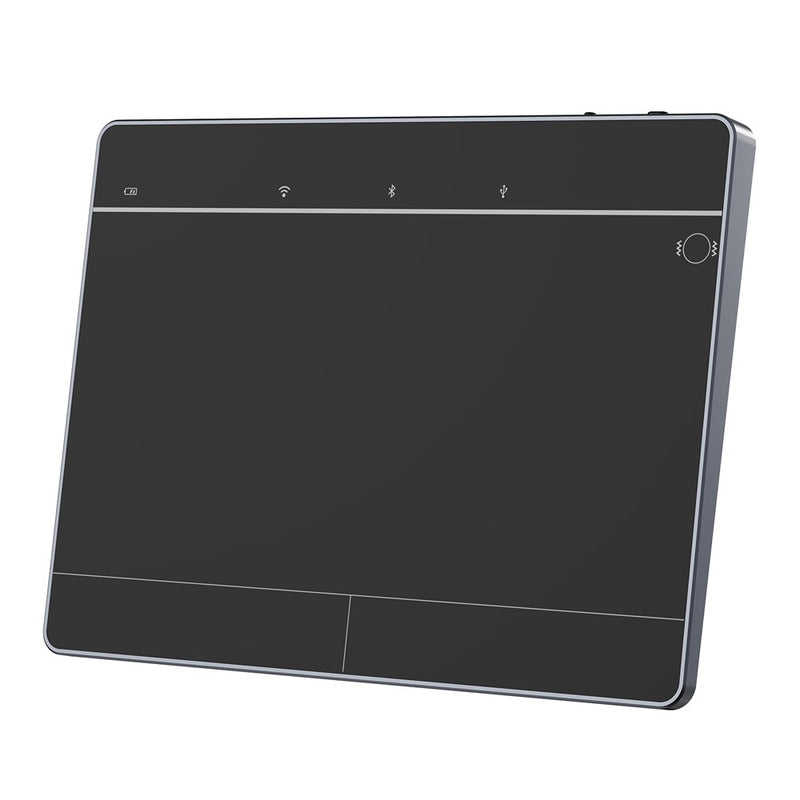 T8100 Tri-Mode Wireless Trackpad Bluetooth-compatible 2.4G USB-C Glass Multi-Gesture Touchpad for Windows Mac