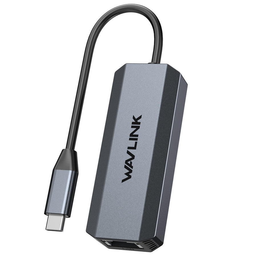 WAVLINK WL-NWU341G USB-C to 5000Mbps RJ45 LAN Ethernet Laptop Network Adapter