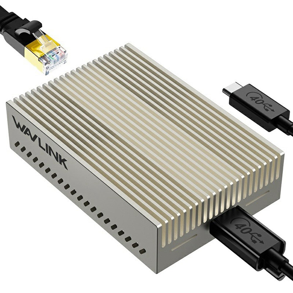 WAVLINK NWU342G 10Gbps Ethernet Adapter Aluminum Alloy RJ45 Network Converter for MacBook Windows