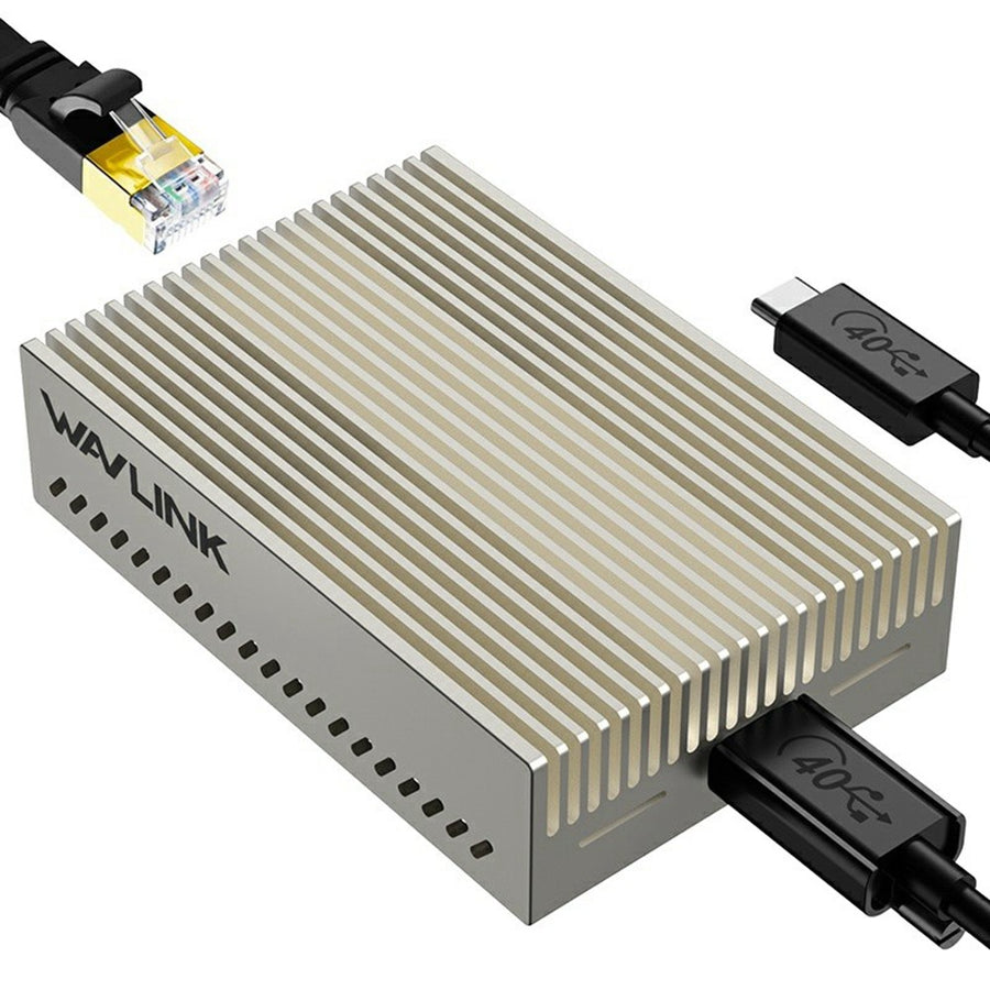 WAVLINK NWU342G 10Gbps Ethernet Adapter Aluminum Alloy RJ45 Network Converter for MacBook Windows