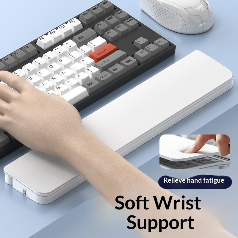 Multifunctional PU Leather Keyboard Wrist Rest Cleaning Kit Organizer Box for Phone/Camera/Earphones Cleaning Tools