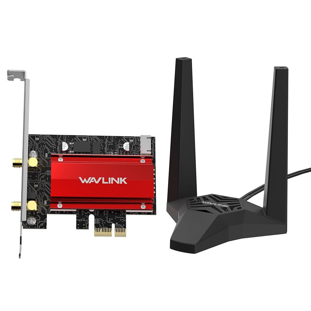 WAVLINK WL-WN685BE3-A Desktop PC WiFi 7 BE8800 Pcie Card Bluetooth-Compatible 5.4 8800Mbps Tri-Band BE200 Wireless Adapter
