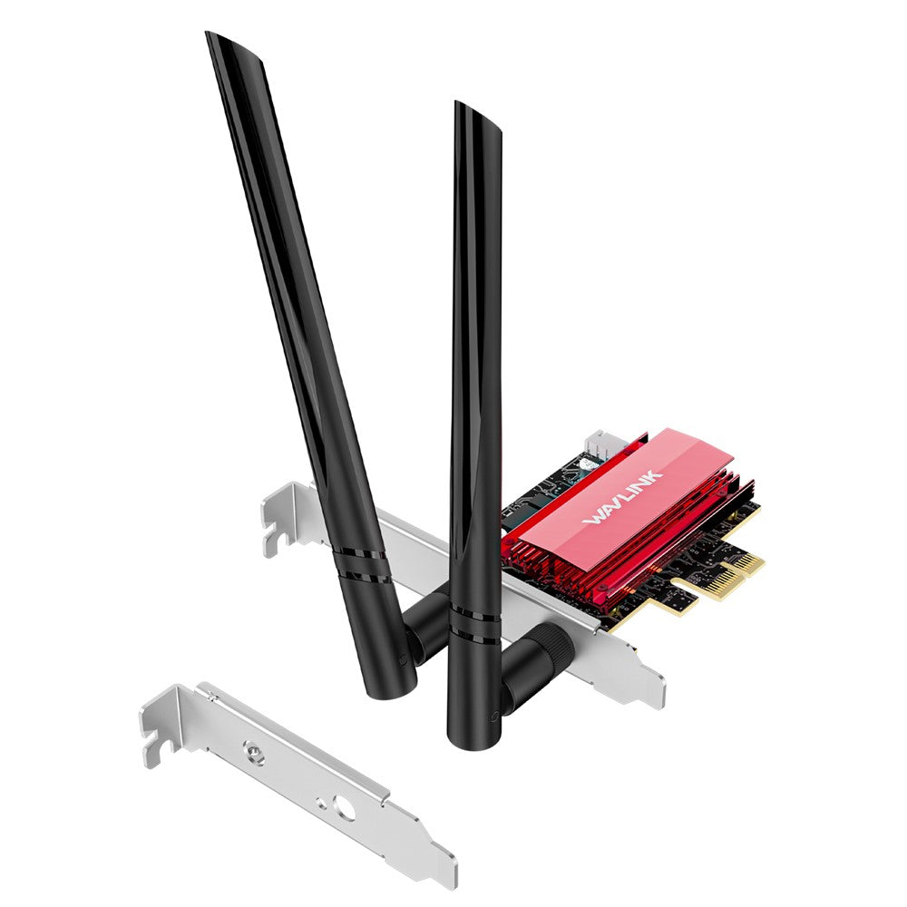 WAVLINK WL-WN685BE3-B WiFi 7 Tri-Band PCI-E Wireless Network Card BE8800 2.4GHz 5GHz 6GHz Bluetooth-Compatible 5.4 Adapter