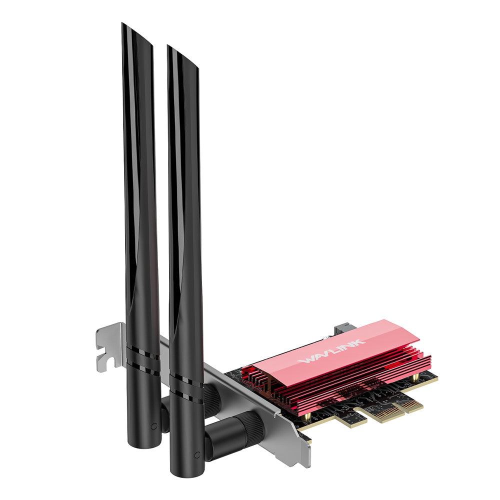 WAVLINK WL-WN685BE3-B WiFi 7 Tri-Band PCI-E Wireless Network Card BE8800 2.4GHz 5GHz 6GHz Bluetooth-Compatible 5.4 Adapter