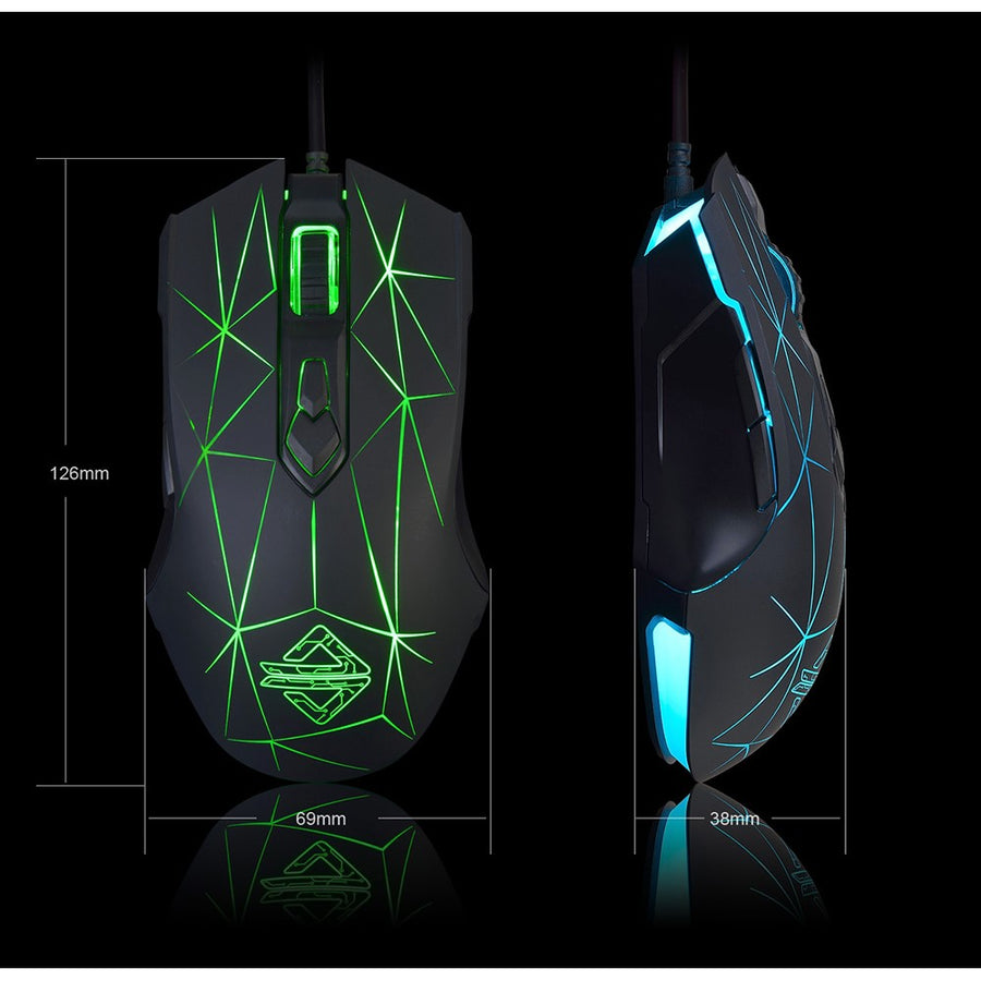 Ajazz AJ52 Star Wired Gaming Mouse for PC & Mac, 2500 DPI, RGB, photo 10