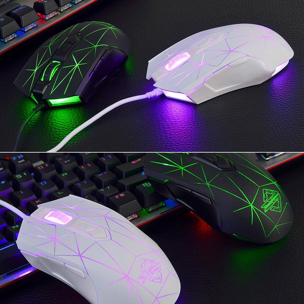 Ajazz AJ52 Star Wired Gaming Mouse for PC & Mac, 2500 DPI, RGB, photo 9