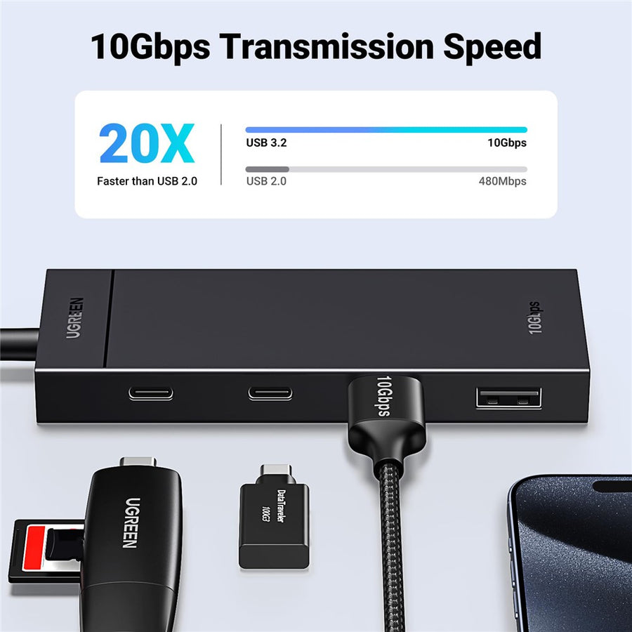 UGREEN 35583 4in1 Docking Station | 0.3m