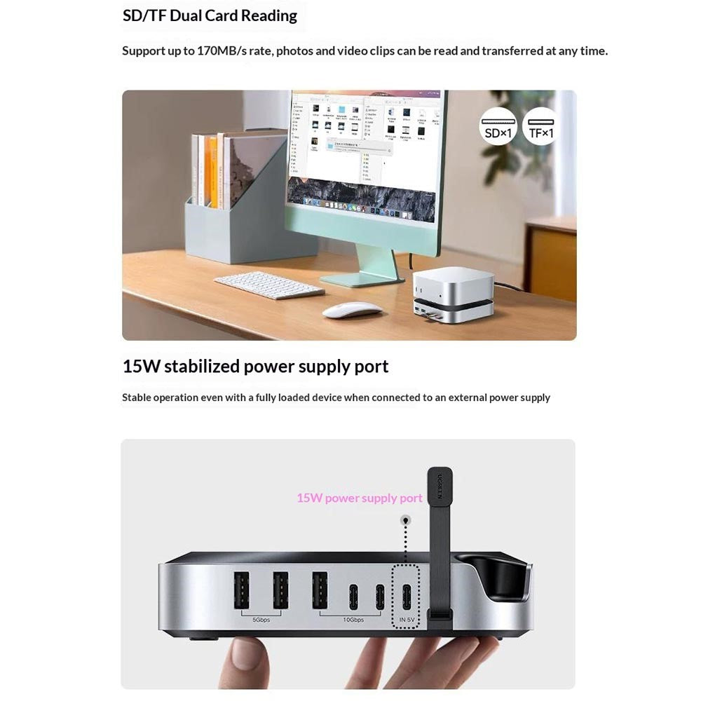 UGREEN CM841-65487 11-in-1 Docking Station