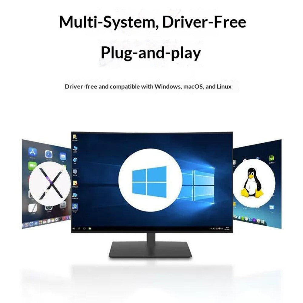 UGREEN CM607 4K KVM Switch | 30Hz, 2In1