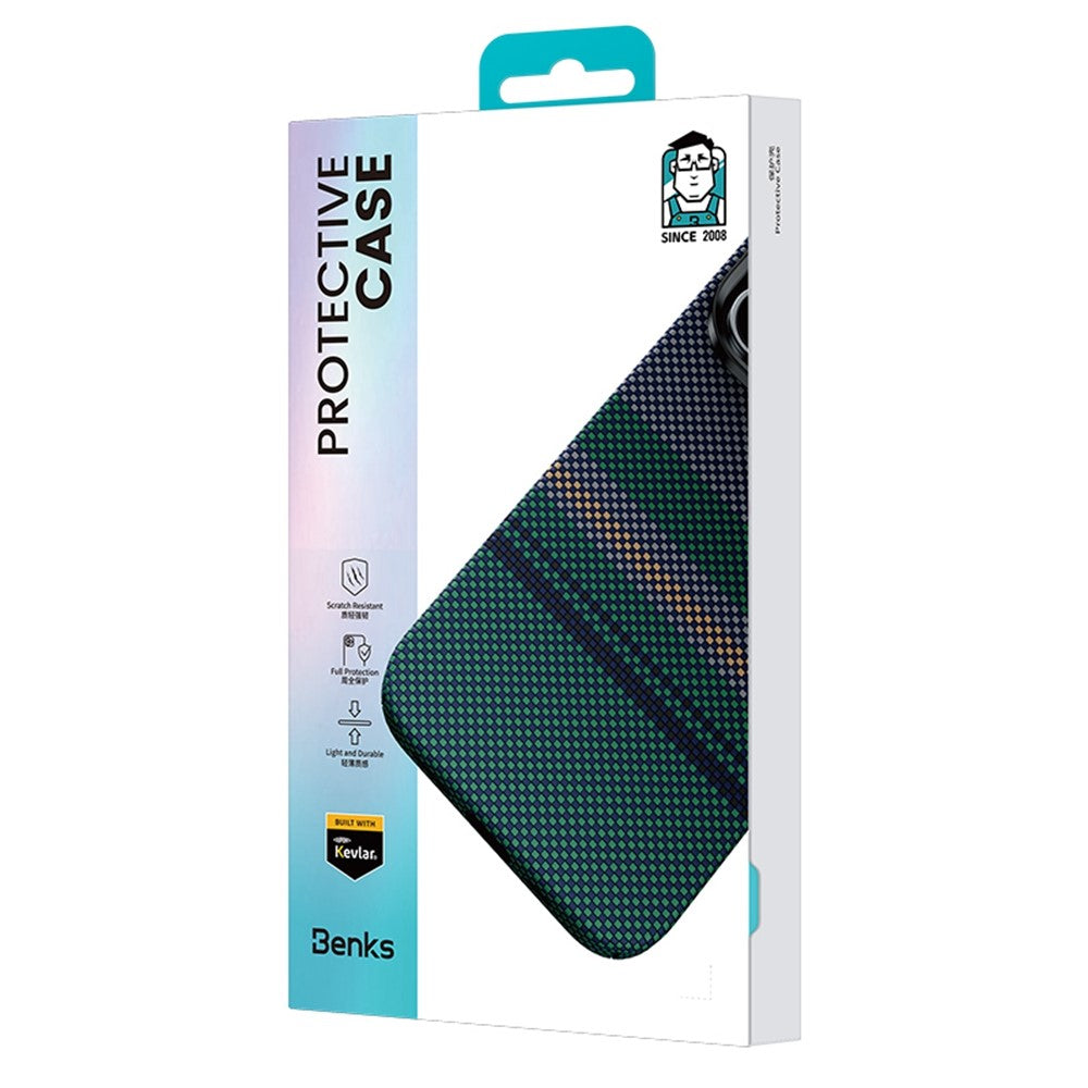 BENKS For Samsung Galaxy Z Fold7 5G Case Aramid Fiber Aurora Weave Phone Cover Magnetic Case