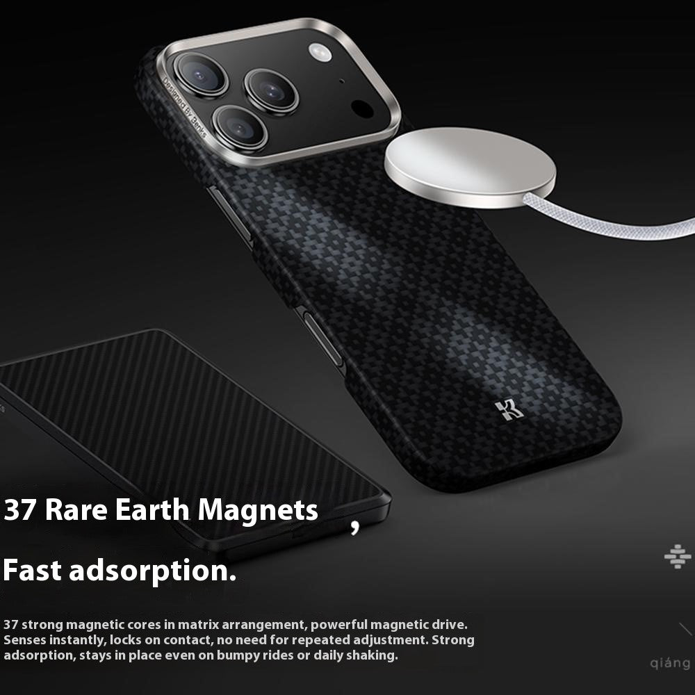 BENKS C1 For iPhone 18 Pro Max / 17 Pro Max Case Aramid Fiber Diamond Texture Woven Phone Cover Compatible with MagSafe