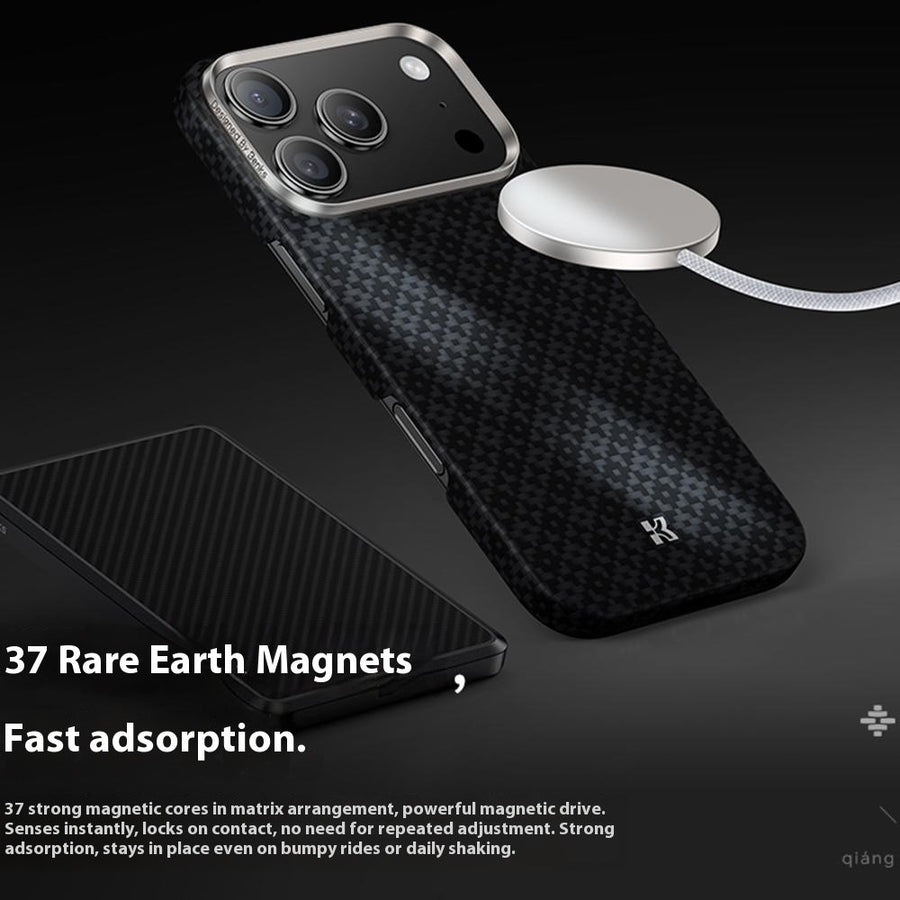BENKS C1 For iPhone 18 Pro Max / 17 Pro Max Case Aramid Fiber Diamond Texture Woven Phone Cover Compatible with MagSafe