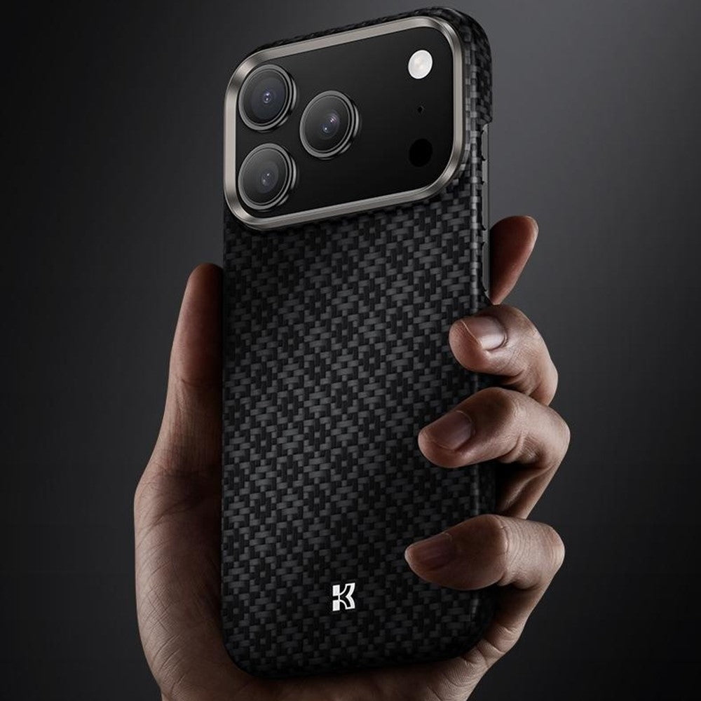 BENKS C1 For iPhone 18 Pro Max / 17 Pro Max Case Aramid Fiber Diamond Texture Woven Phone Cover Compatible with MagSafe