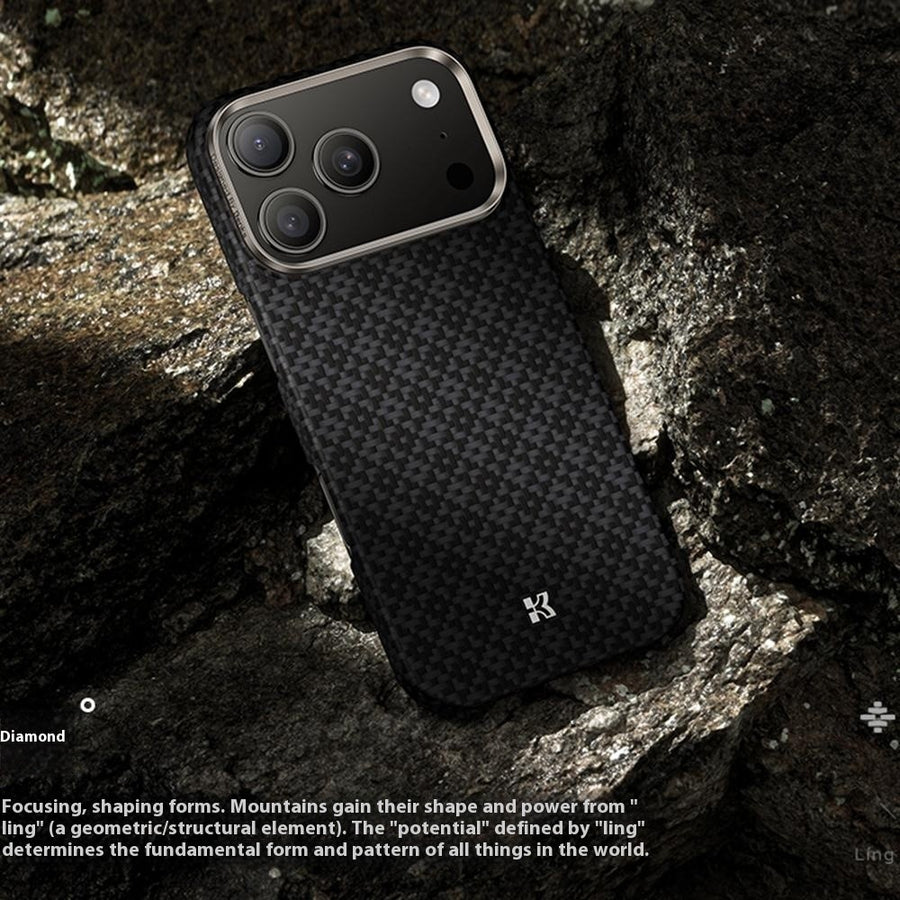 BENKS C1 For iPhone 18 Pro Max / 17 Pro Max Case Aramid Fiber Diamond Texture Woven Phone Cover Compatible with MagSafe