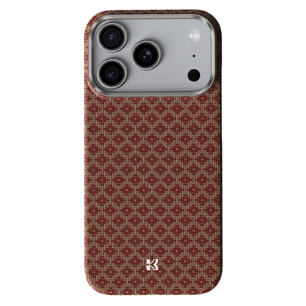 BENKS C1 For iPhone 17 Pro Case Aramid Fiber Woven Diamond Texture Phone Cover Compatible with MagSafe