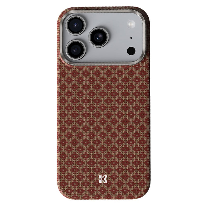 BENKS C1 For iPhone 17 Pro Case Aramid Fiber Woven Diamond Texture Phone Cover Compatible with MagSafe