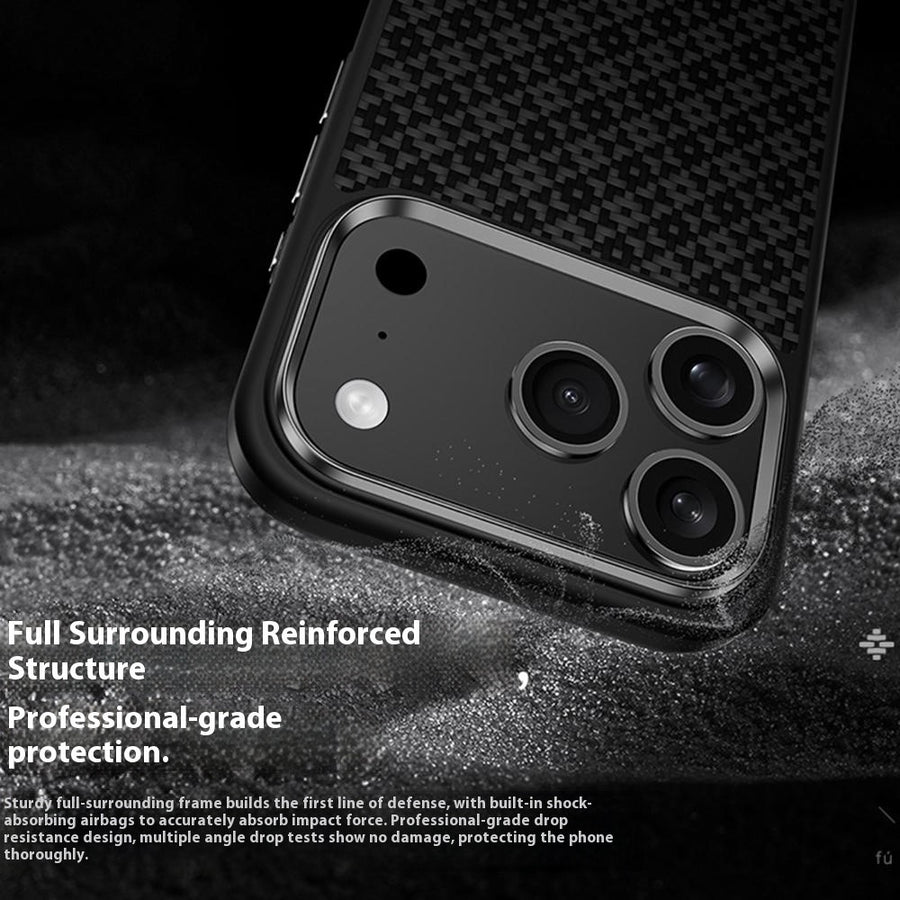 BENKS Y2 For iPhone 17 Pro Case Aramid Fiber Weave Texture Phone Cover Compatible with MagSafe