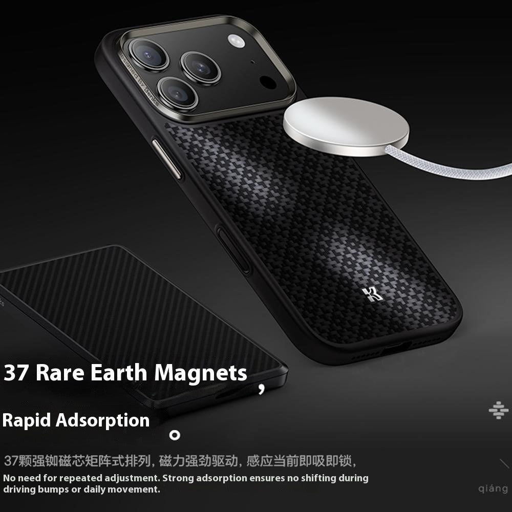 BENKS Y2 For iPhone 17 Pro Case Aramid Fiber Weave Texture Phone Cover Compatible with MagSafe