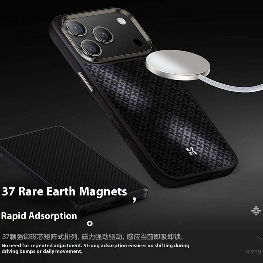 BENKS Y2 For iPhone 17 Pro Case Aramid Fiber Weave Texture Phone Cover Compatible with MagSafe