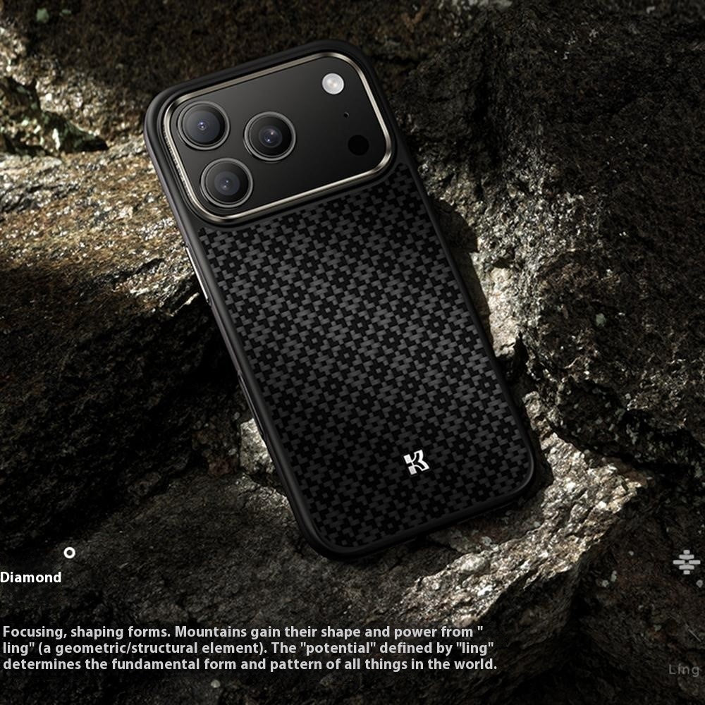 BENKS Y2 For iPhone 17 Pro Case Aramid Fiber Weave Texture Phone Cover Compatible with MagSafe