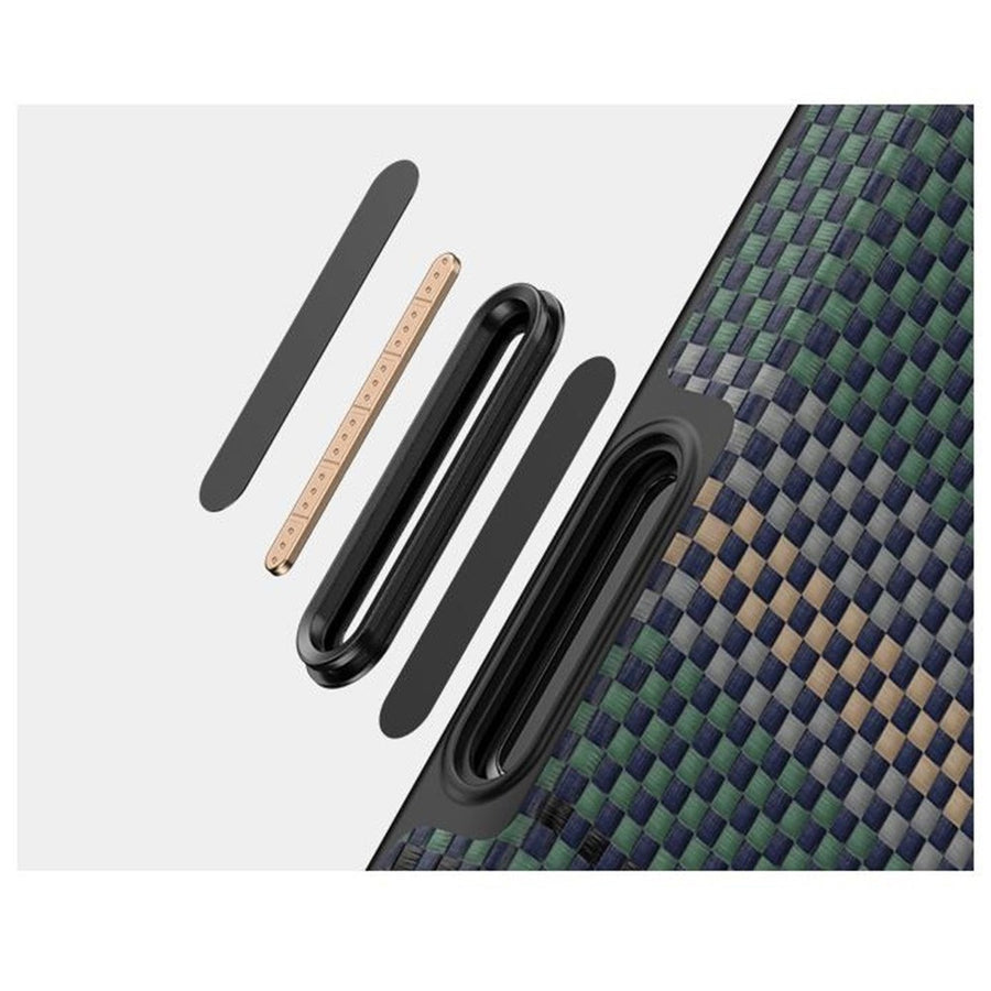 BENKS For iPhone 17 Pro Magnetic Case Aramid Fiber Fiber Phone Back Cover Floating Weave Design