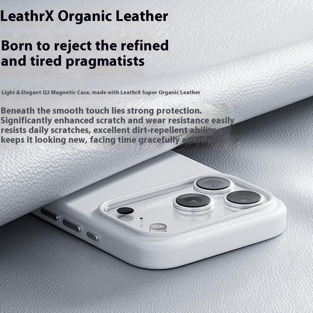 BENKS Q2 For iPhone 17 Pro Max Mircrofiber Leather + PC + Silicone Phone Case Compatible with MagSafe