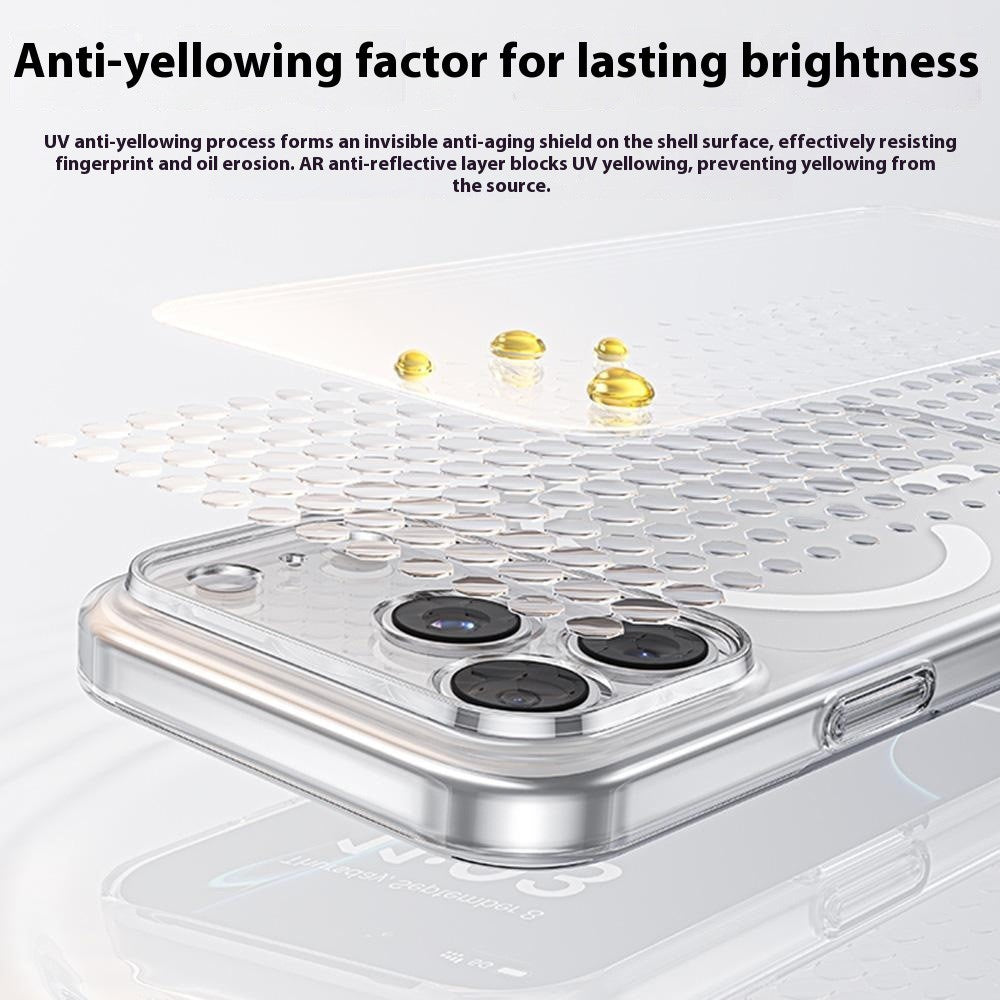 BENKS For iPhone 17 Pro Max Magnetic Case Ultra Thin Naked-like Clear PC Phone Cover Compatible with MagSafe