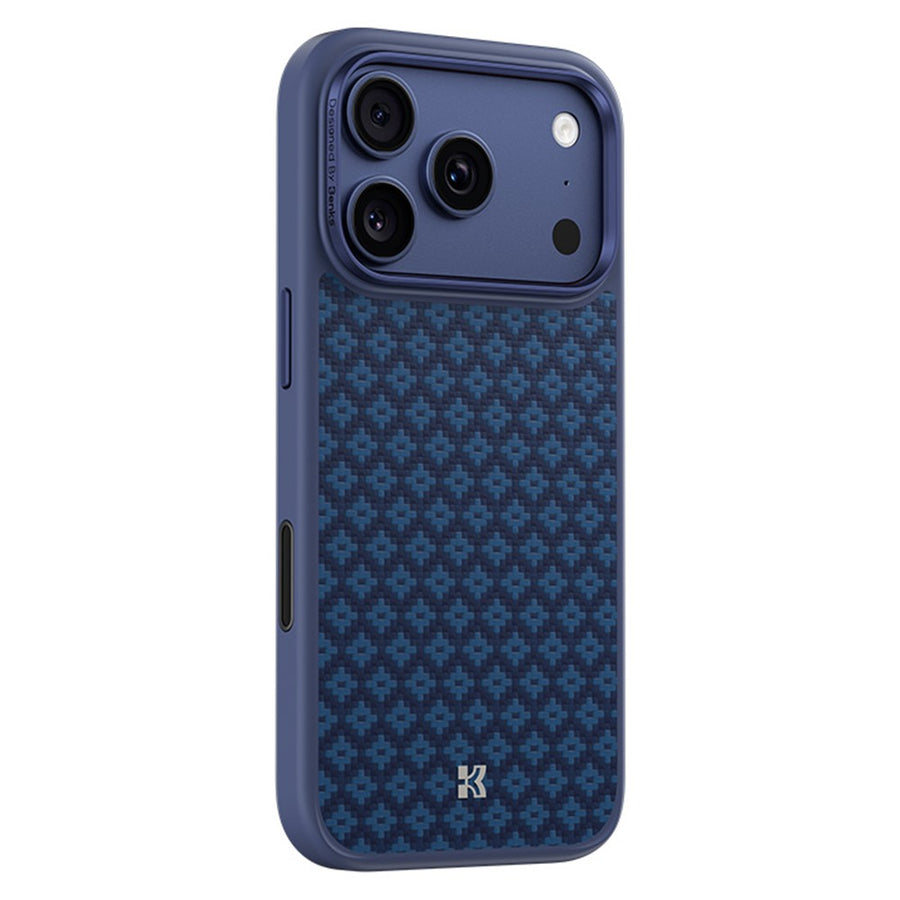 BENKS Y3 For iPhone 17 Pro Case Aramid Fiber Woven Texture Phone Cover Compatible with MagSafe