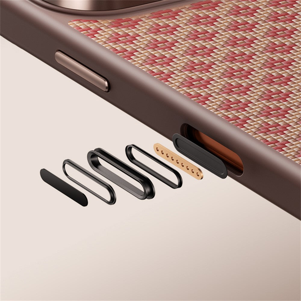 BENKS Y3 For iPhone 17 Pro Case Aramid Fiber Woven Texture Phone Cover Compatible with MagSafe