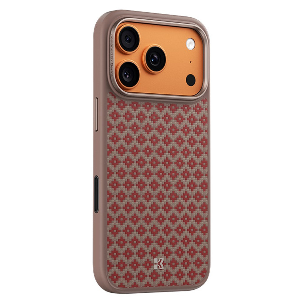 BENKS Y3 For iPhone 17 Pro Case Aramid Fiber Woven Texture Phone Cover Compatible with MagSafe