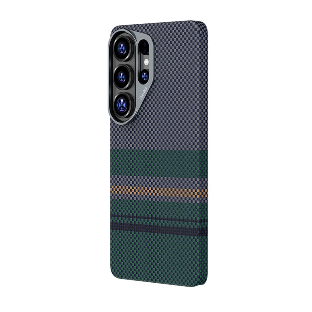BENKS C1 For Samsung Galaxy S26 Ultra Magnetic Case Aramid Fiber Aurora Flow Woven Phone Cover