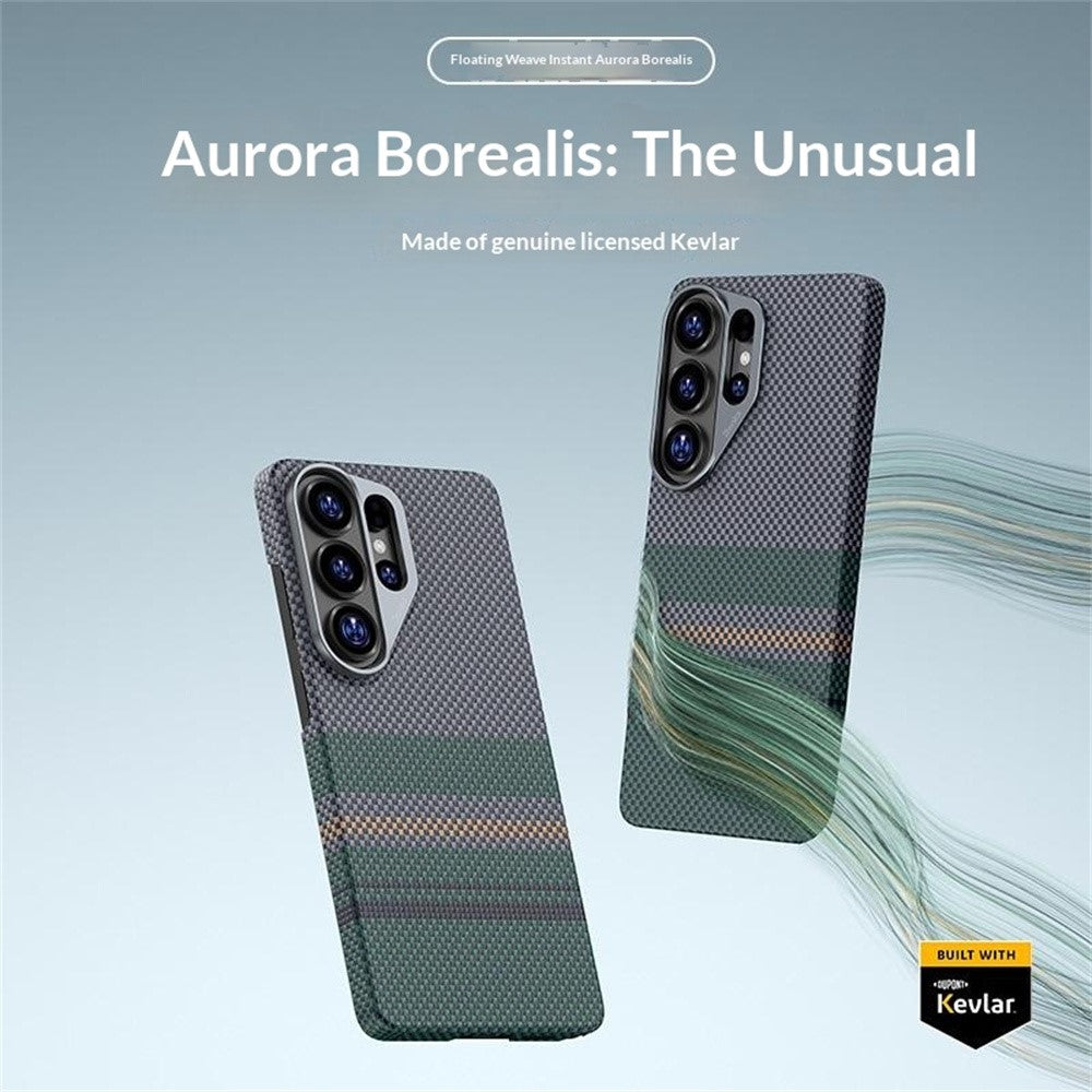 BENKS C1 For Samsung Galaxy S26 Ultra Magnetic Case Aramid Fiber Aurora Flow Woven Phone Cover