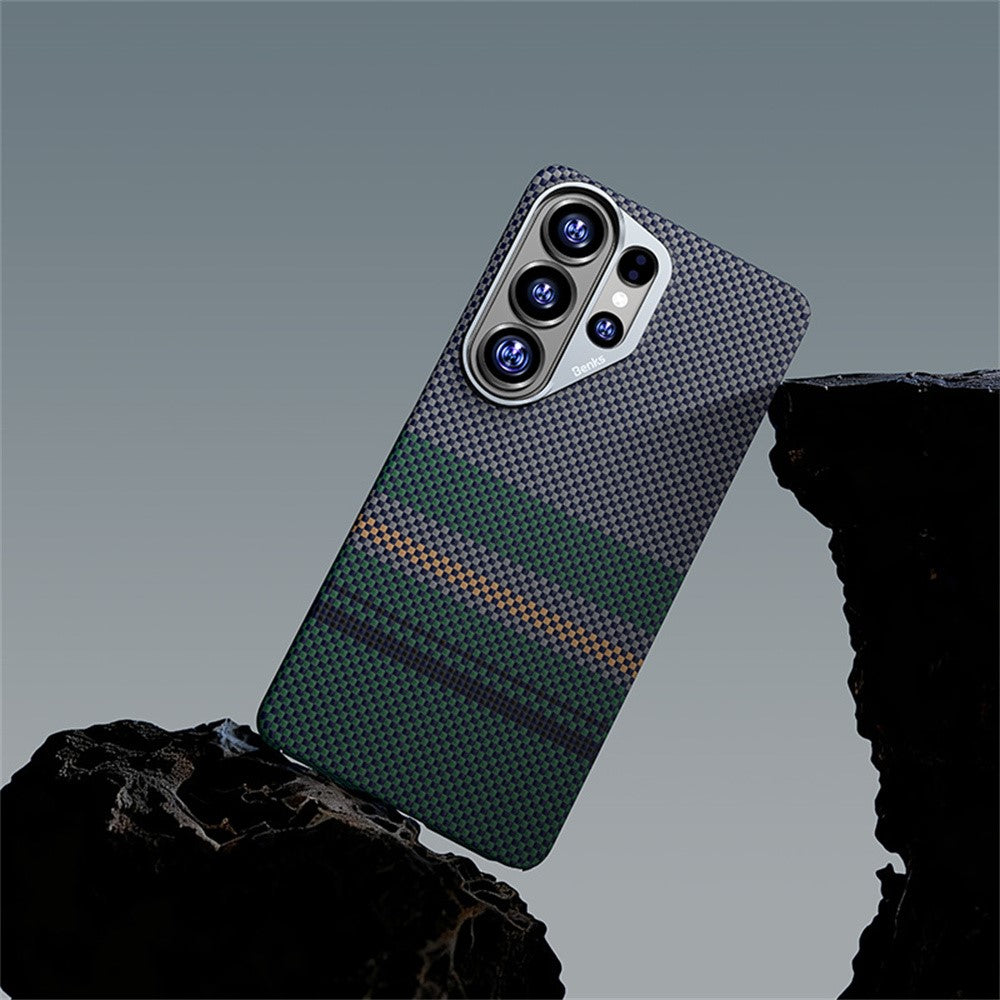 BENKS C1 For Samsung Galaxy S26 Ultra Magnetic Case Aramid Fiber Aurora Flow Woven Phone Cover