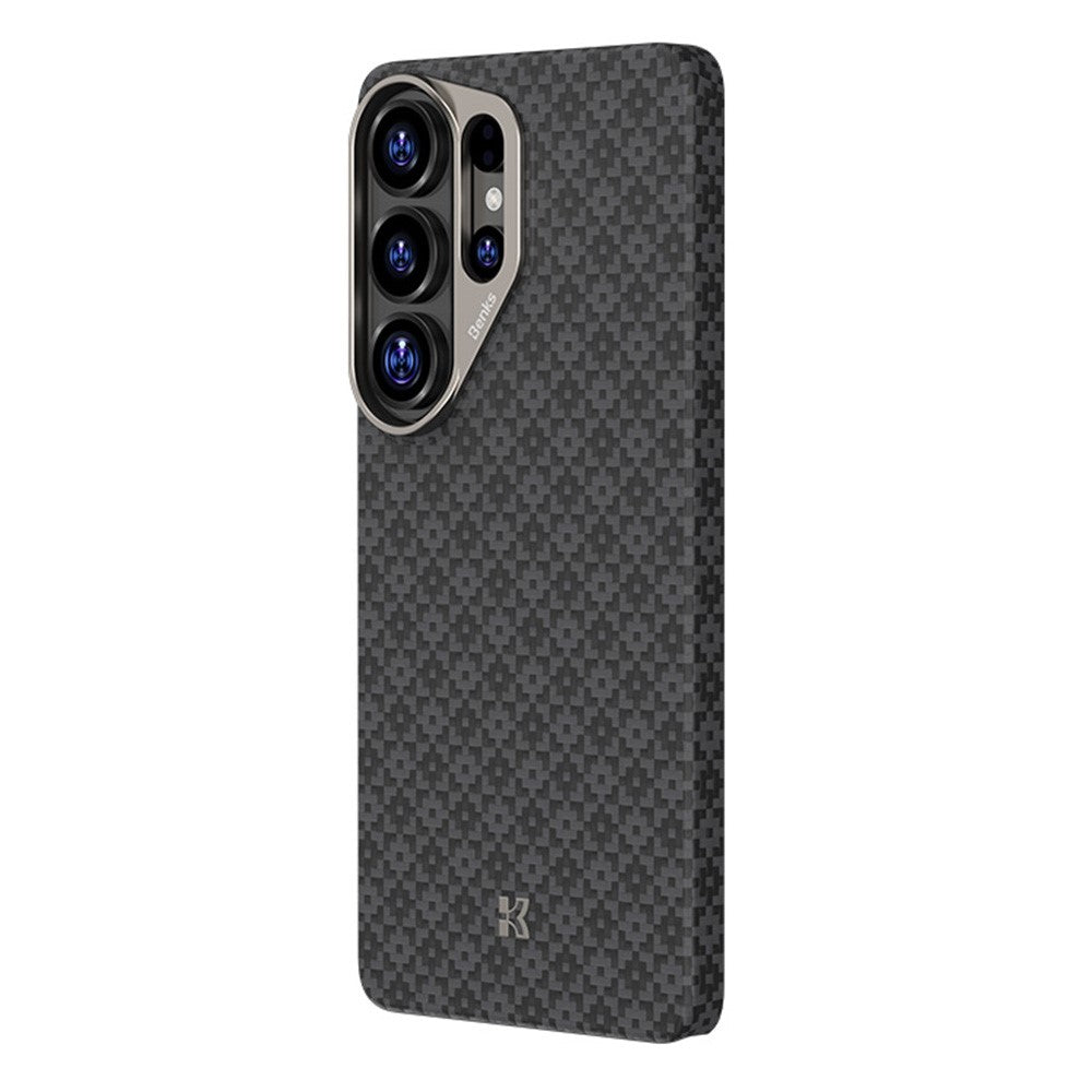BENKS C1 For Samsung Galaxy S26 Ultra Magnetic Case Aramid Fiber Diamond Texture Woven Phone Cover