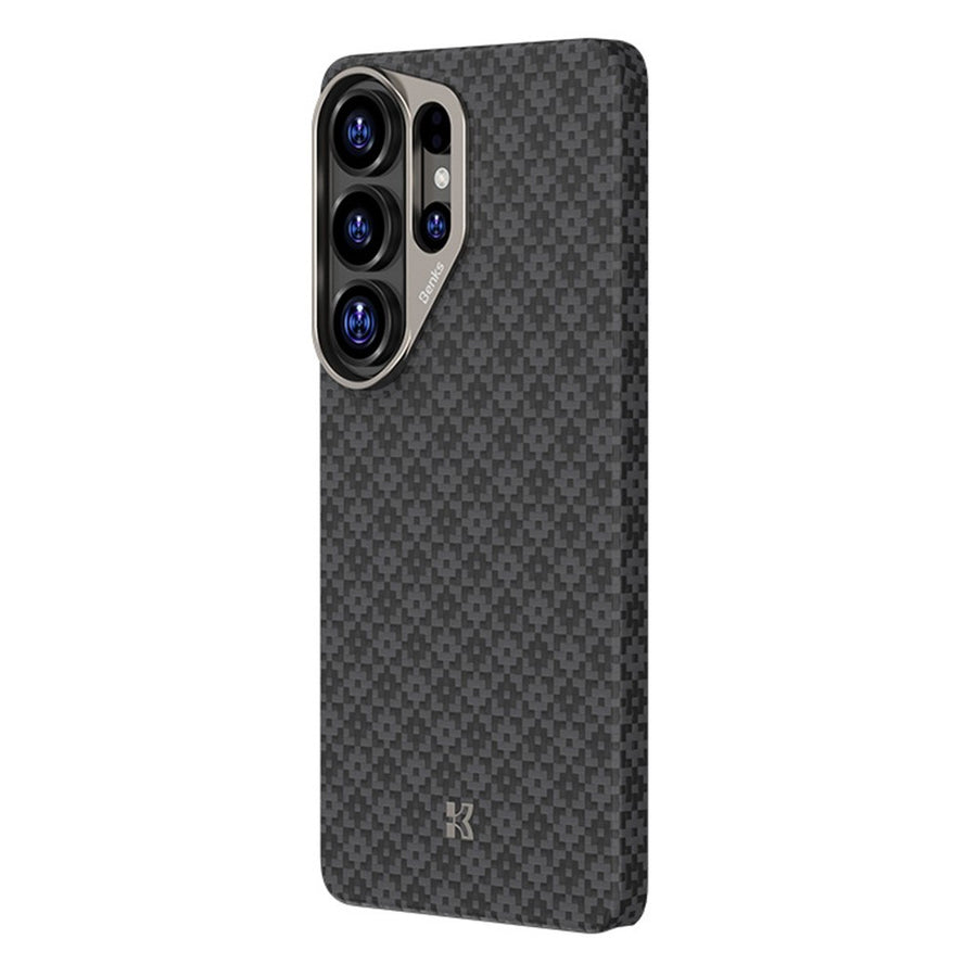 BENKS C1 For Samsung Galaxy S26 Ultra Magnetic Case Aramid Fiber Diamond Texture Woven Phone Cover